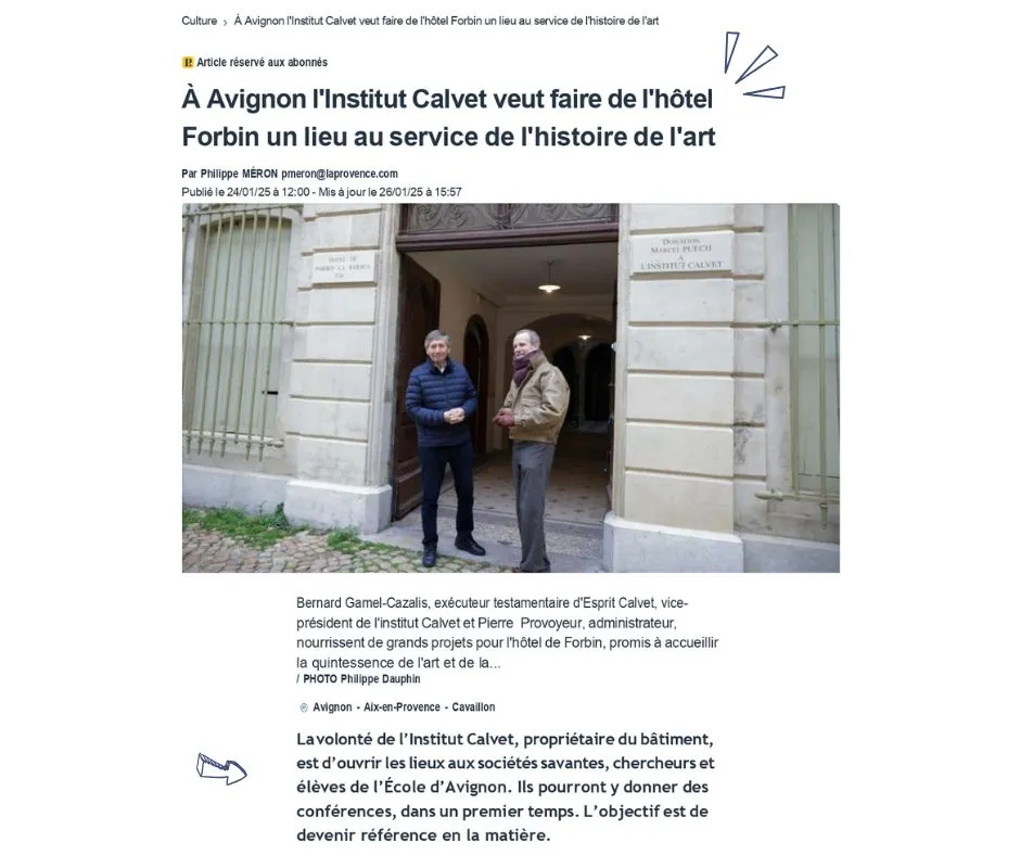 Article LA PROVENCE 1