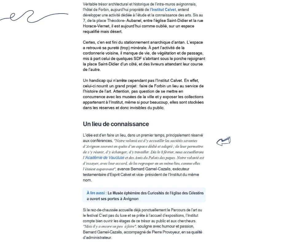 Article LA PROVENCE 2