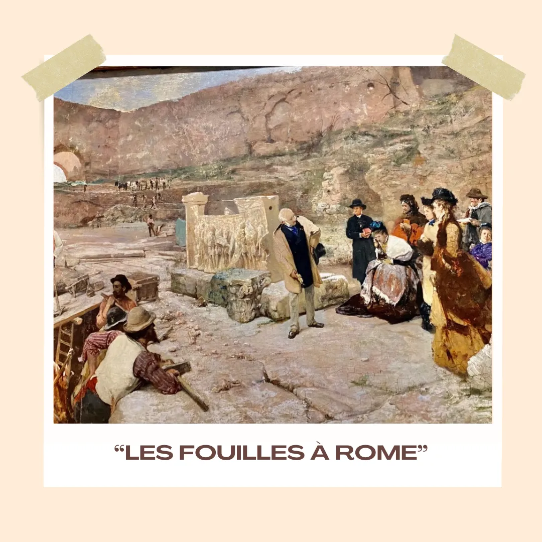 les fouilles à Rome