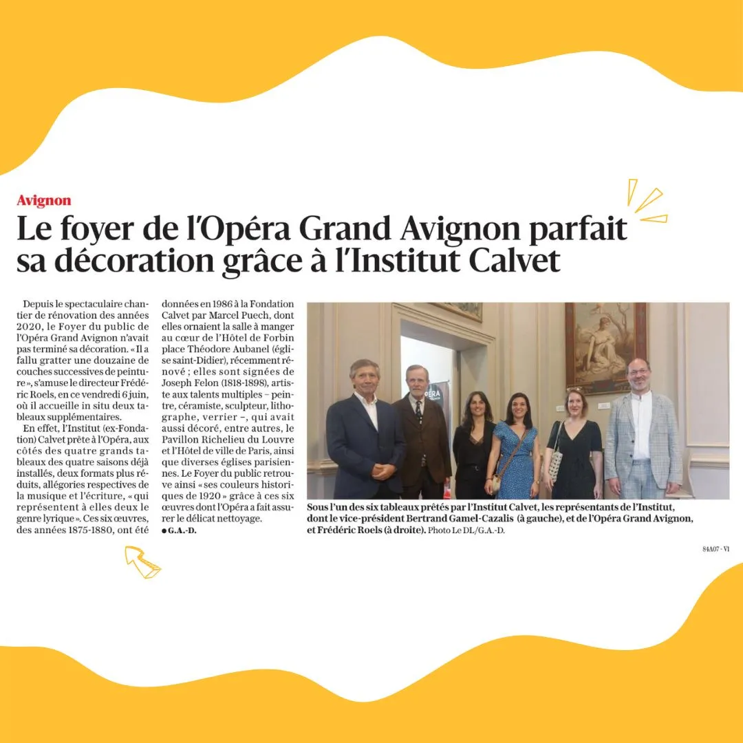 Article Opéra Vaucluse Matin