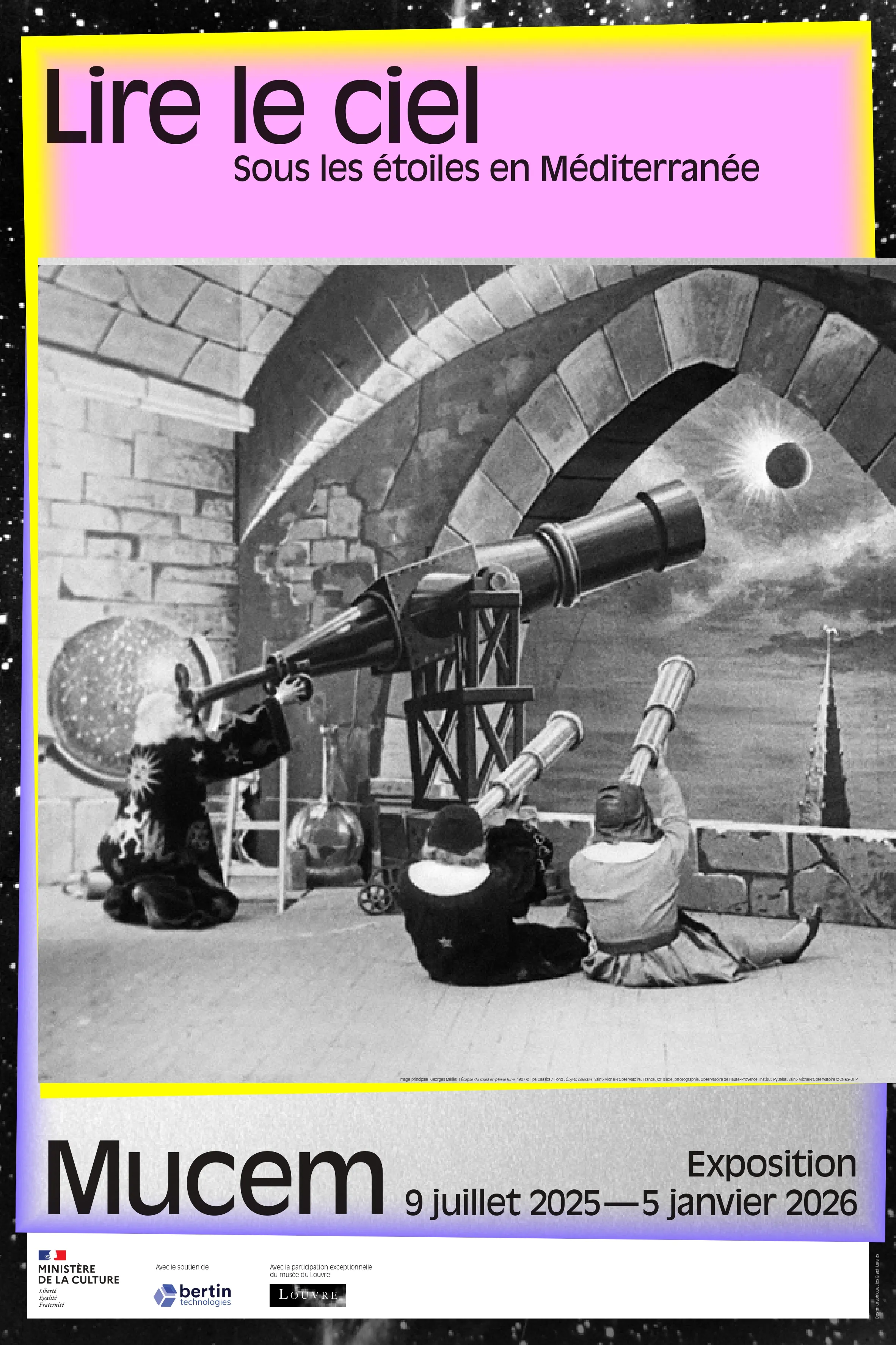 Affiche Mucem Lire le ciel