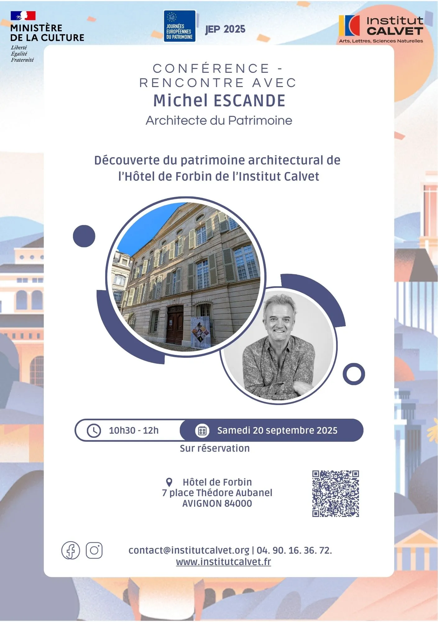 Format A5 V7 Affiche Rencontre Michel Escande