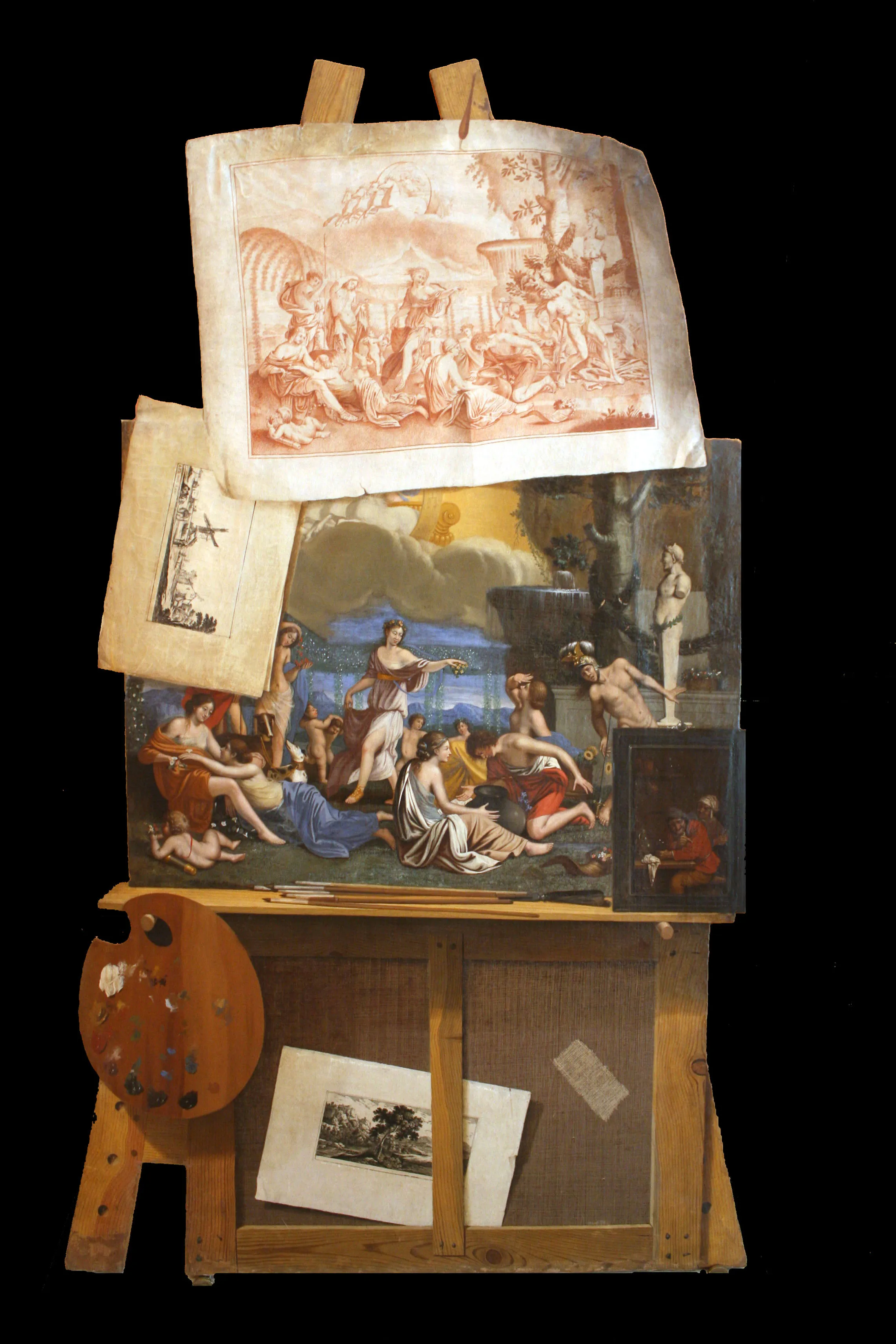 22431 - FORBERA - Le chevalet du peintre HD